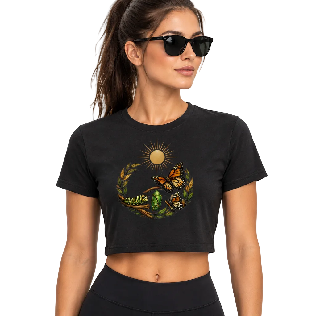 Ladies Cropped Tee / WandelKreis