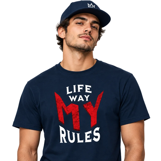 Premium Organic Shirt / MY LIFE. MY WAY. MY RULES