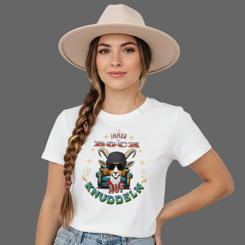 Premium Organic Shirt Women / IMMER BOCK auf KNUDDELN