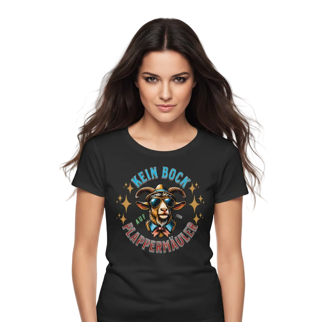 Premium Organic Shirt Women / KEIN BOCK auf PLAPPERMÄULER