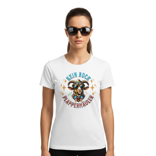 Premium Organic Shirt Women / KEIN BOCK auf PLAPPERMÄULER