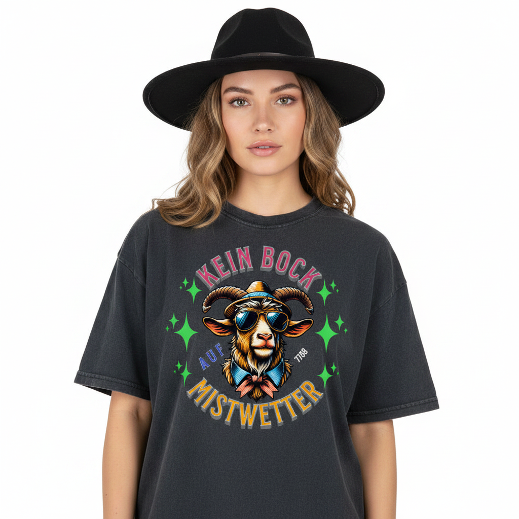 VACANCY Oversized Shirt / KEIN BOCK auf MISTWETTER