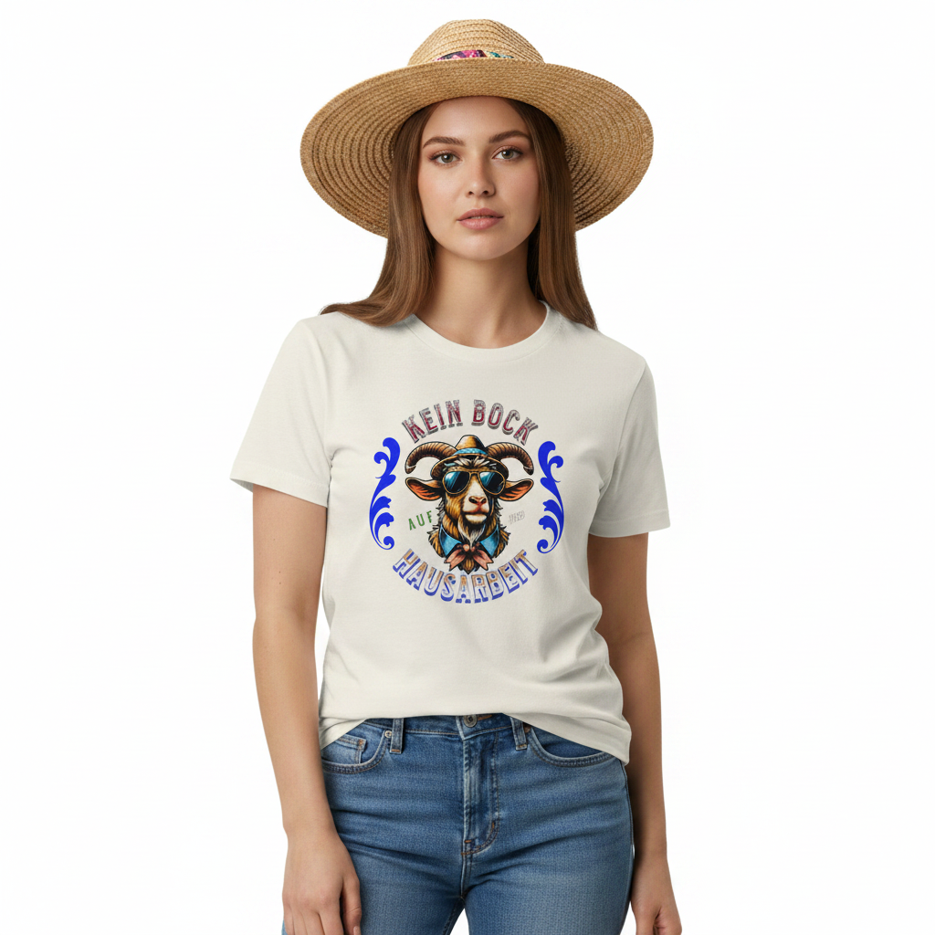 HigherBlanks Premium T-Shirt / KEIN BOCK auf HAUSARBEIT