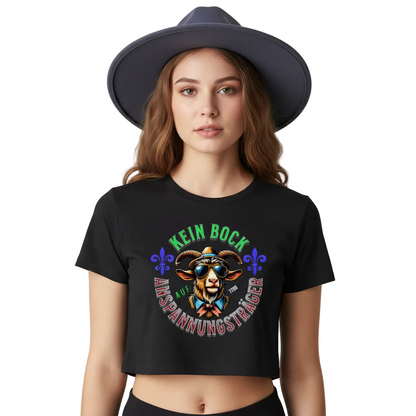 Ladies Cropped Tee / KEIN BOCK auf ANSPANNUNGSTRÄGER