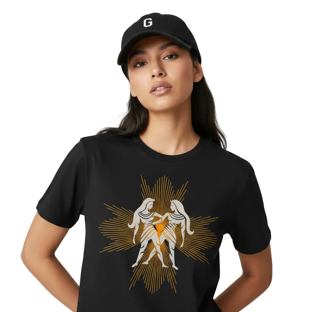 HigherBlanks Premium T-Shirt / Sternzeichen-Zwillinge Aura