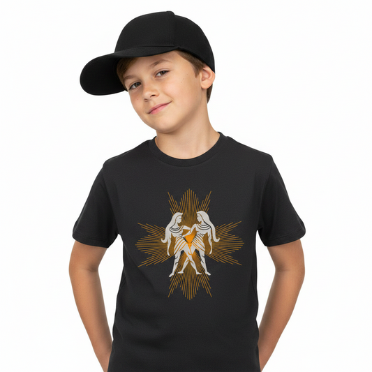 Premium Organic Shirt Kids / Sternzeichen-Zwillinge Aura