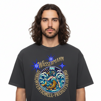 VACANCY Oversized Shirt / Wassermann Sternzeichen