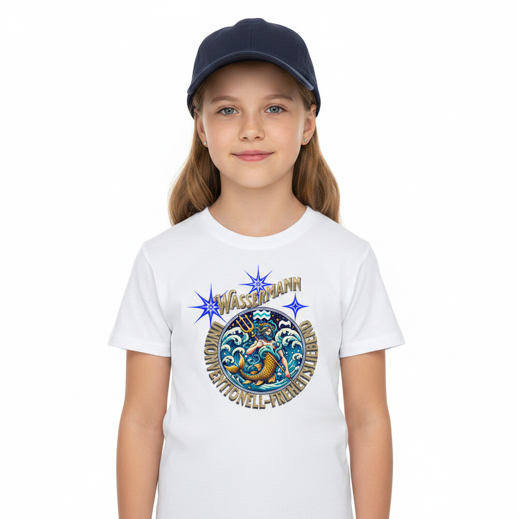 Premium Organic Shirt Kids / Wassermann Sternzeichen