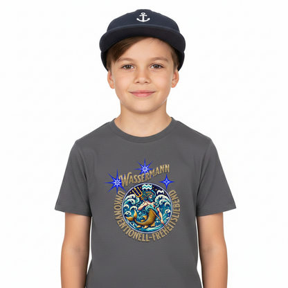 Premium Organic Shirt Kids / Wassermann Sternzeichen