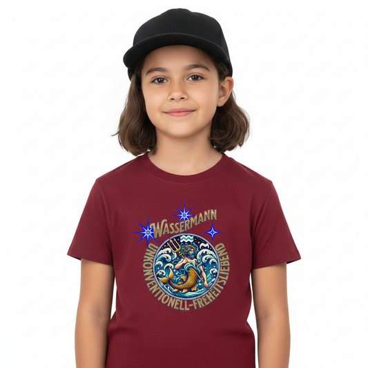 Premium Organic Shirt Kids / Wassermann Sternzeichen