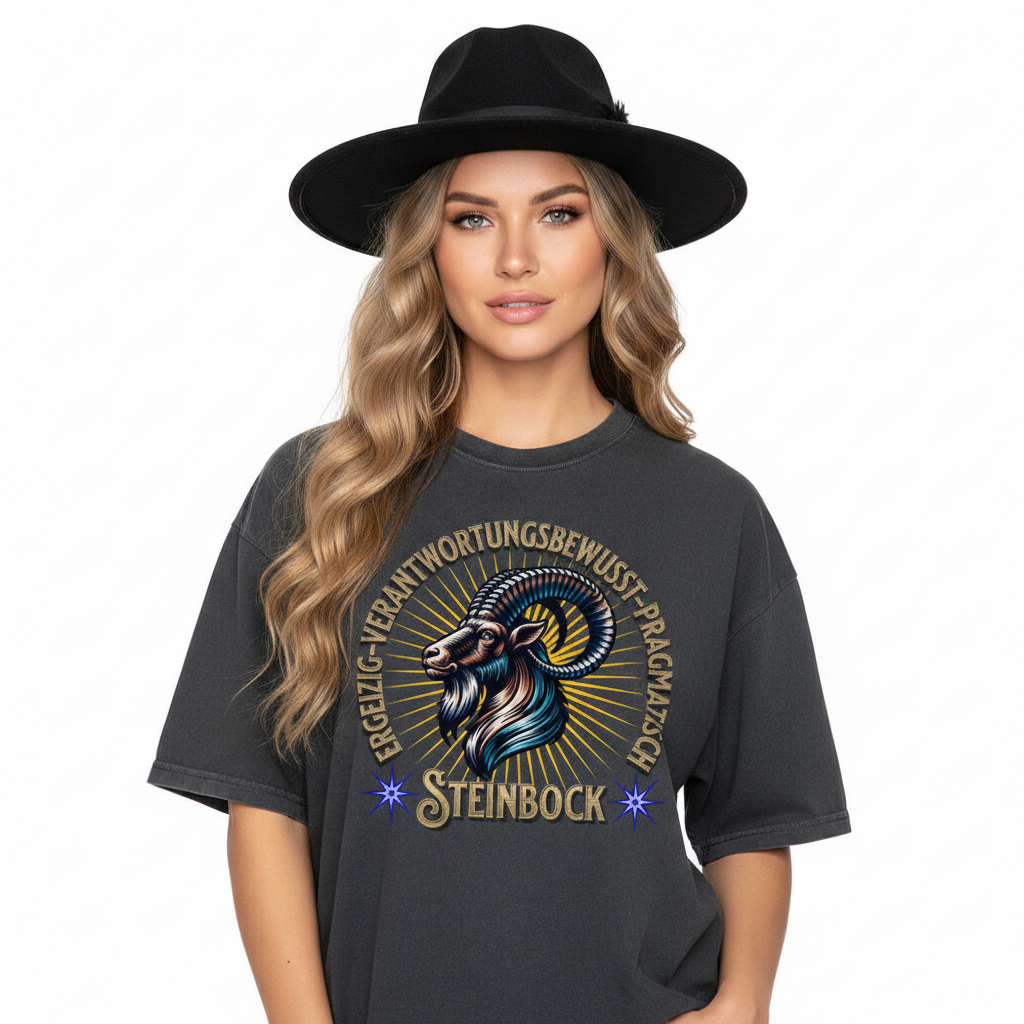 Sternzeichen-Steinbock /  VACANCY Oversized Shirt