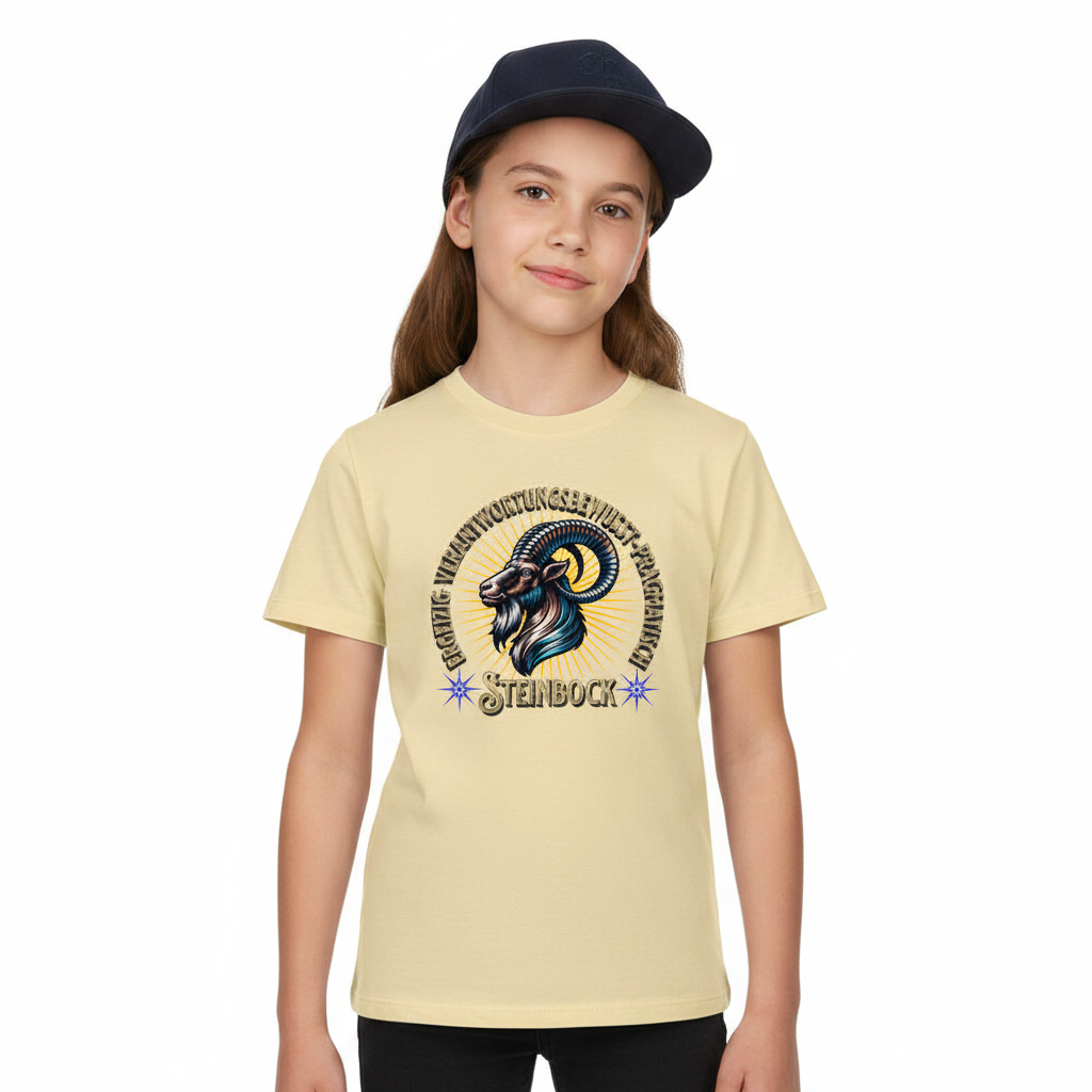 Steinbock Sternzeichen /  Premium Organic Shirt Kids