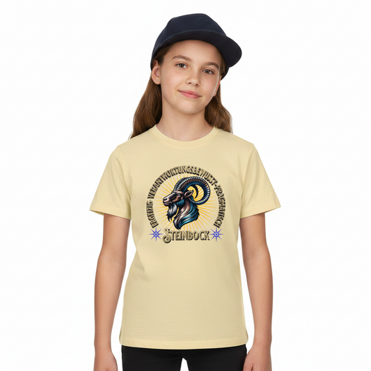 Steinbock Sternzeichen /  Premium Organic Shirt Kids