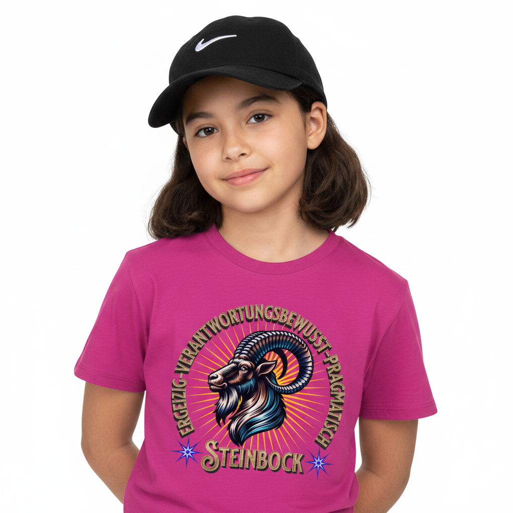 Steinbock Sternzeichen /  Premium Organic Shirt Kids