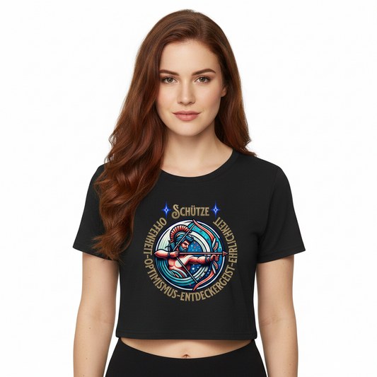 Schütze Sternzeichen / Ladies Cropped Tee