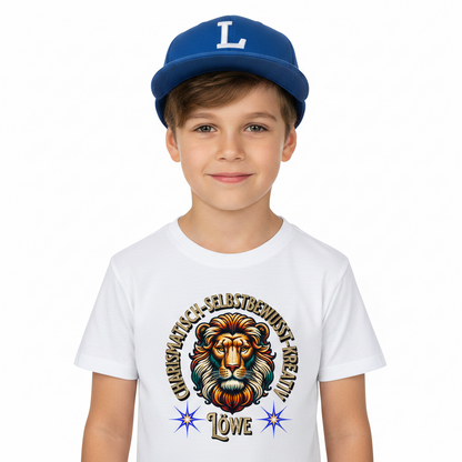 Premium Organic Shirt Kids / Löwe Sternzeichen