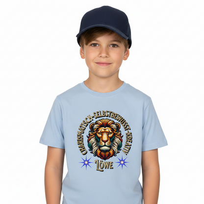 Premium Organic Shirt Kids / Löwe Sternzeichen