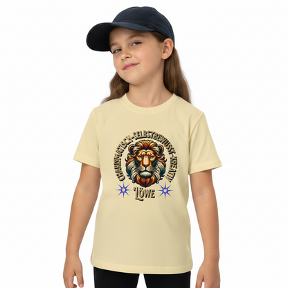 Premium Organic Shirt Kids / Löwe Sternzeichen