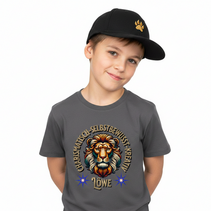 Premium Organic Shirt Kids / Löwe Sternzeichen