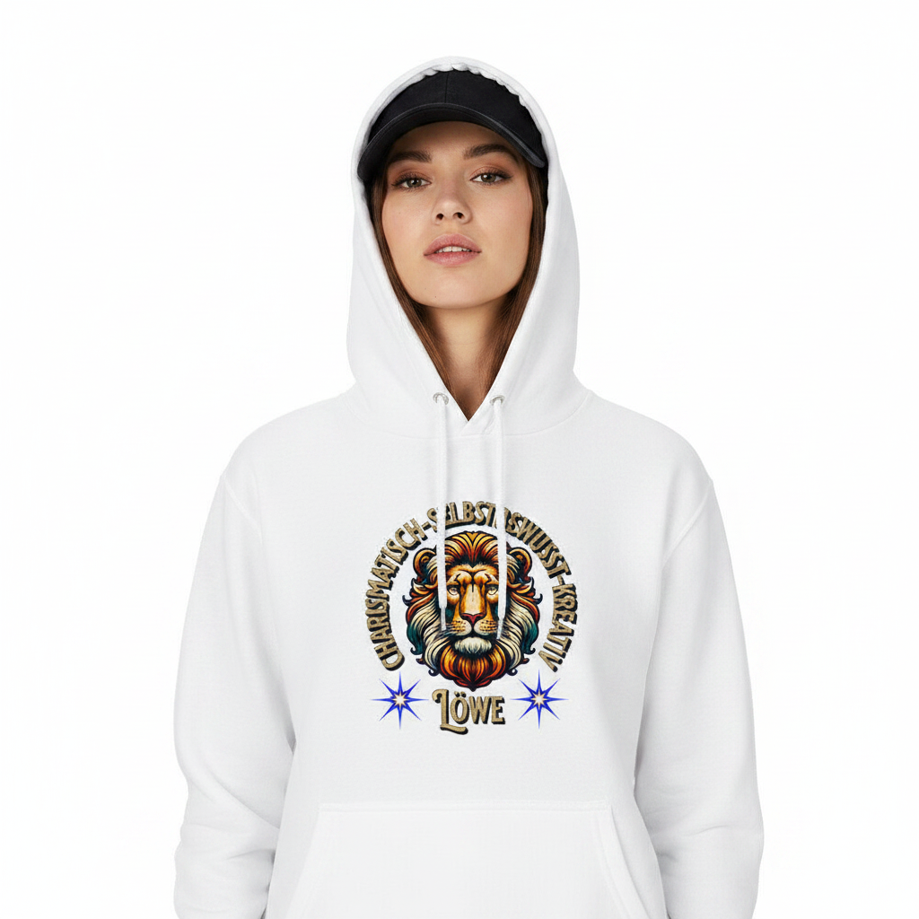 HigherBlanks Premium Hoodie / Löwe Sternzeichen