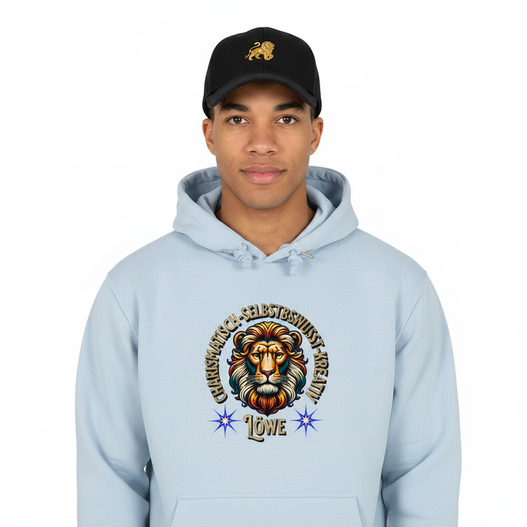 HigherBlanks Premium Hoodie / Löwe Sternzeichen