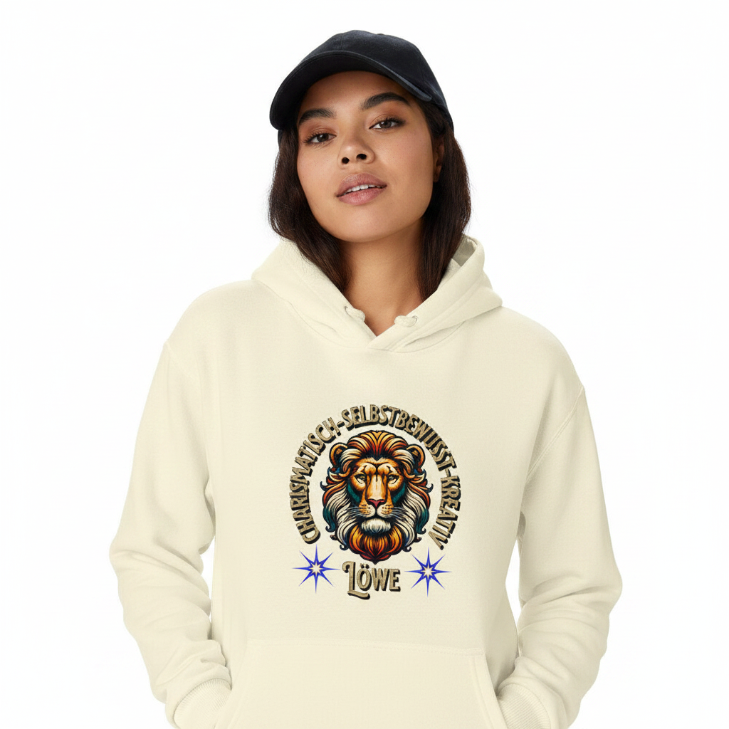HigherBlanks Premium Hoodie / Löwe Sternzeichen