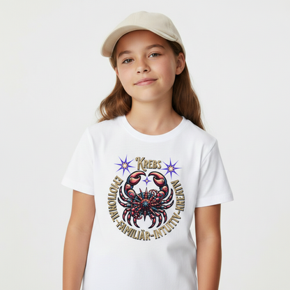 Premium Organic Shirt Kids / Krebs Sternzeichen