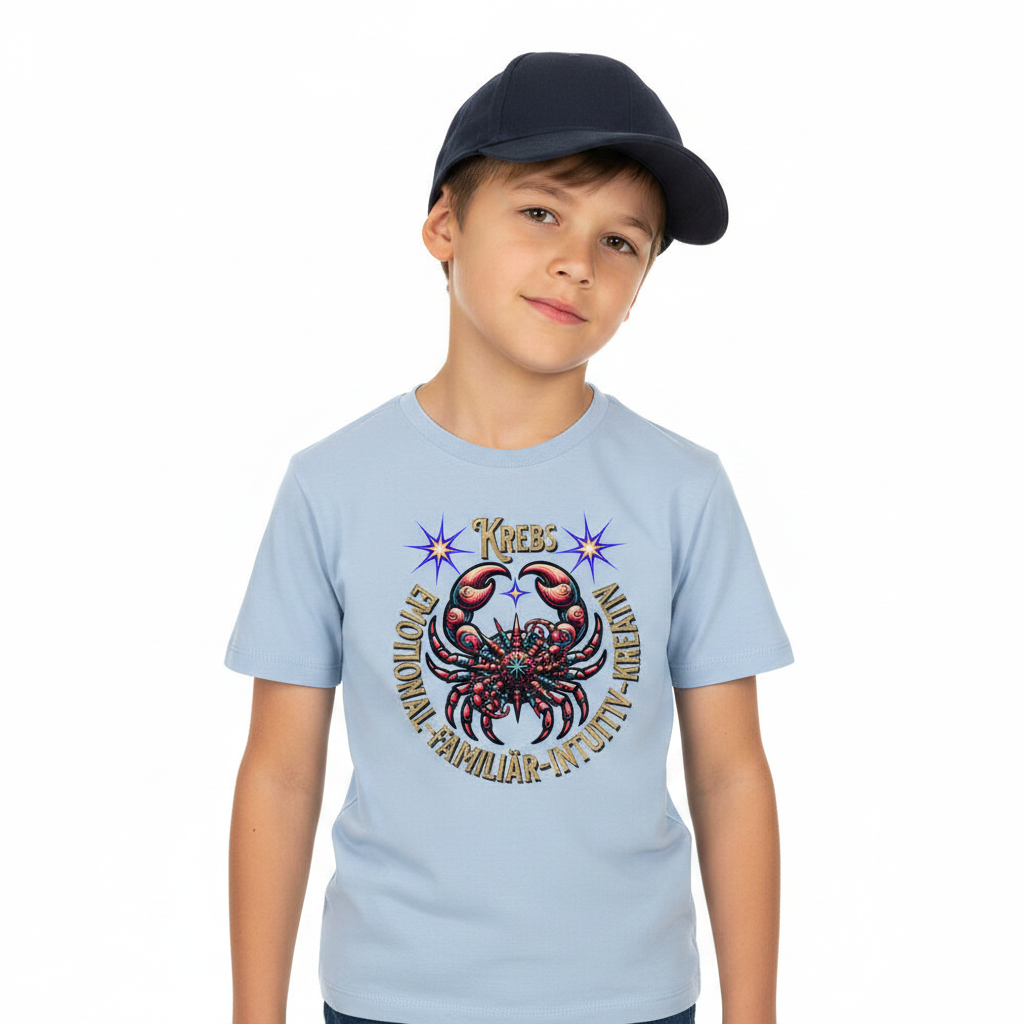 Premium Organic Shirt Kids / Krebs Sternzeichen