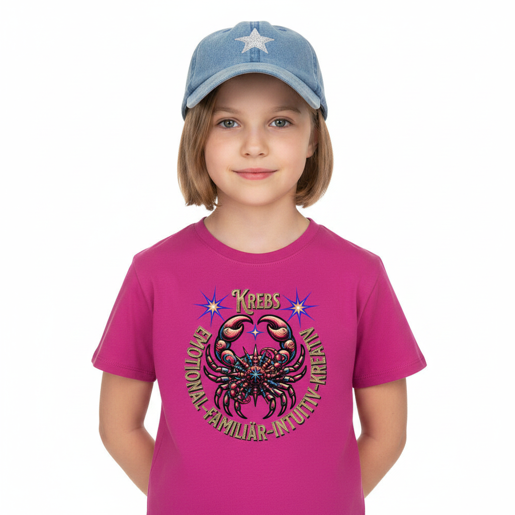 Premium Organic Shirt Kids / Krebs Sternzeichen