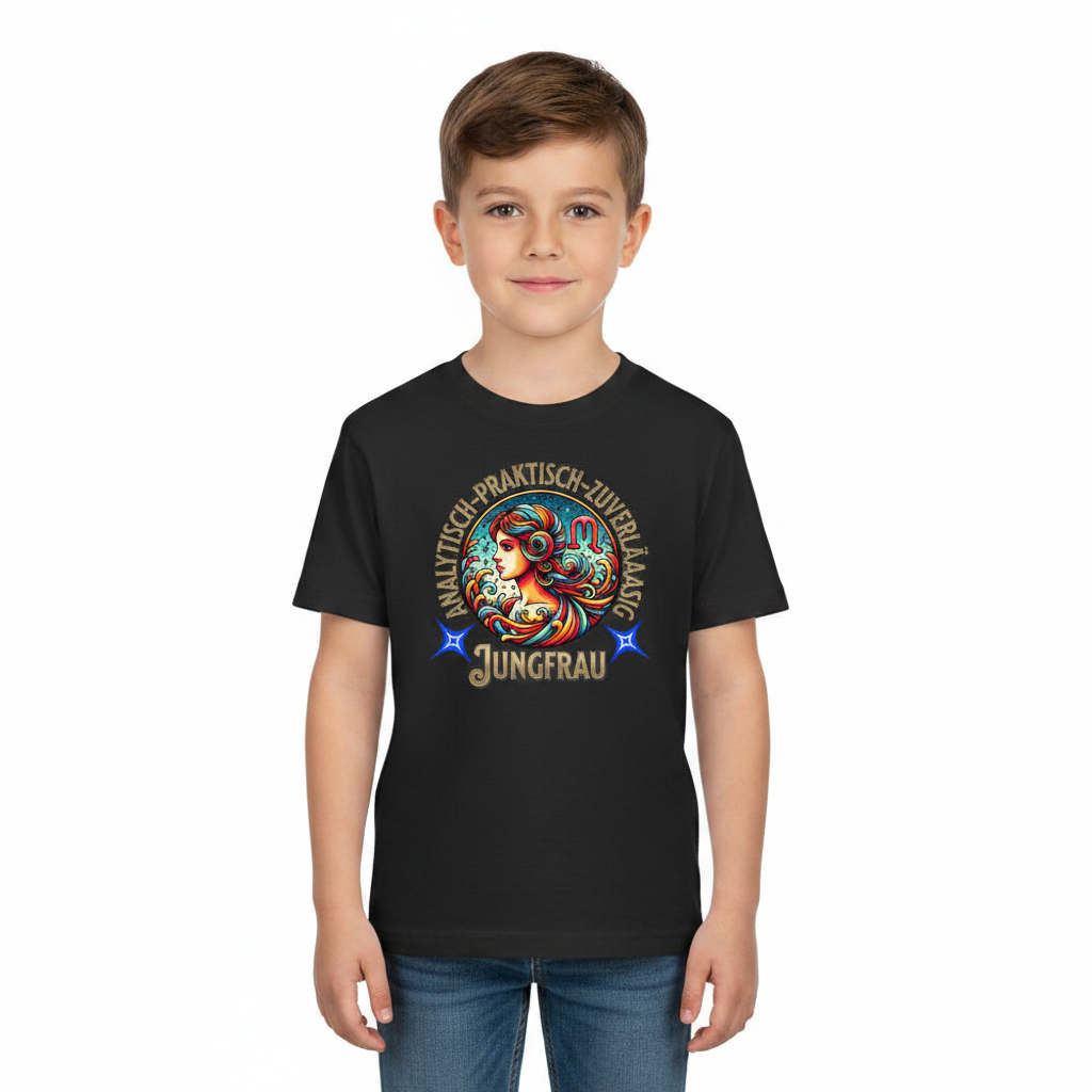 Premium Organic Shirt Kids /Jungfrau Sternzeichen