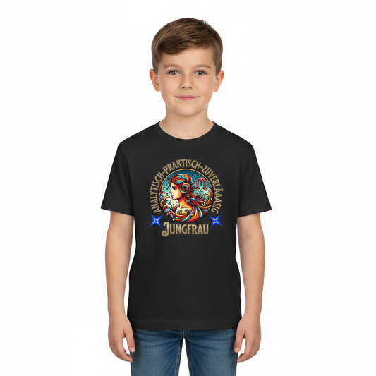 Premium Organic Shirt Kids /Jungfrau Sternzeichen