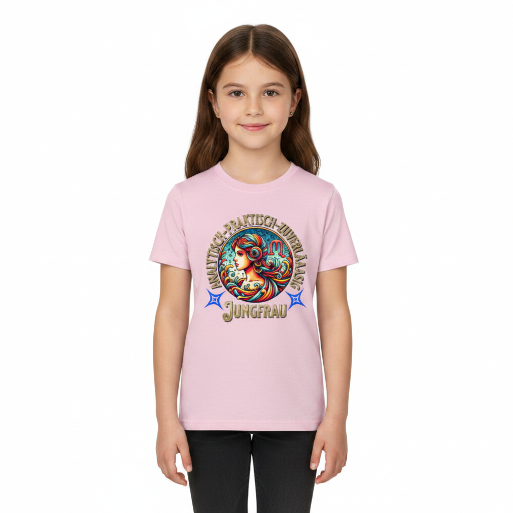 Premium Organic Shirt Kids /Jungfrau Sternzeichen