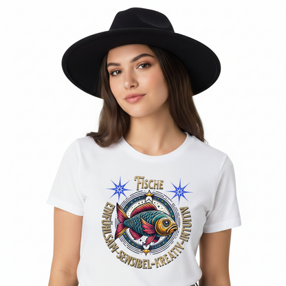 Fische Sternzeichen /  Premium Organic Shirt Women
