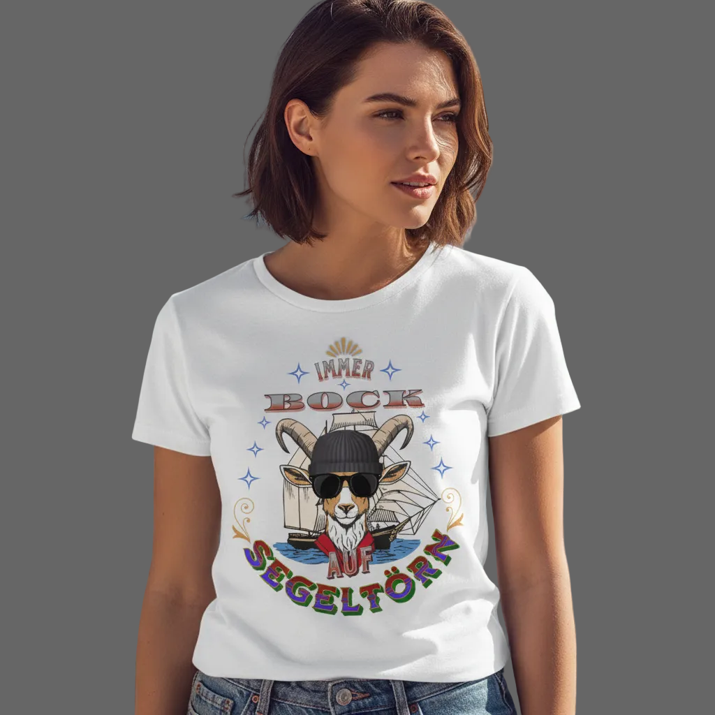 Auf SEGELTÖRN immer BOCK / Premium Organic Shirt Women