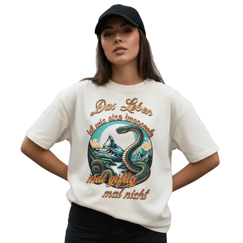 VACANCY Oversized Shirt / Das LEBEN-mal giftig, mal nicht