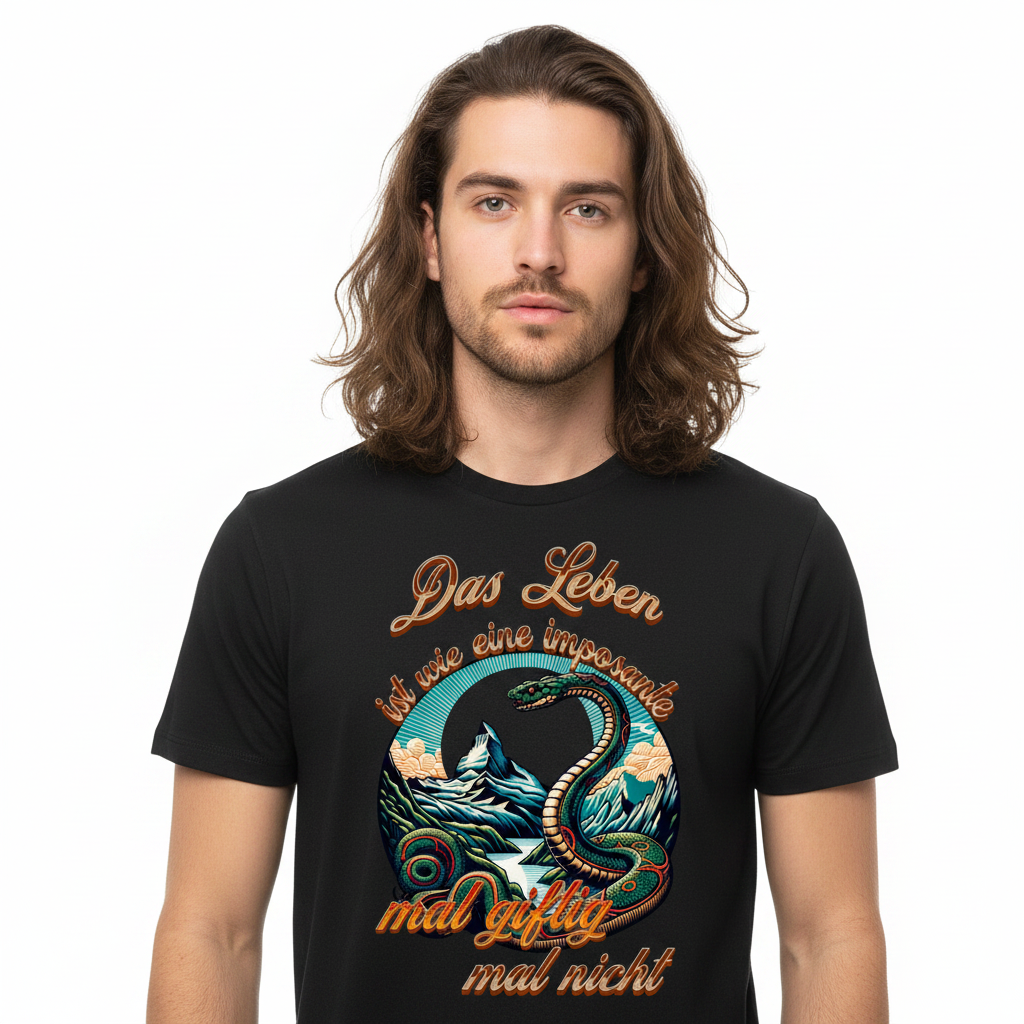 Premium Organic Shirt / Das LEBEN-mal giftig, mal nicht /