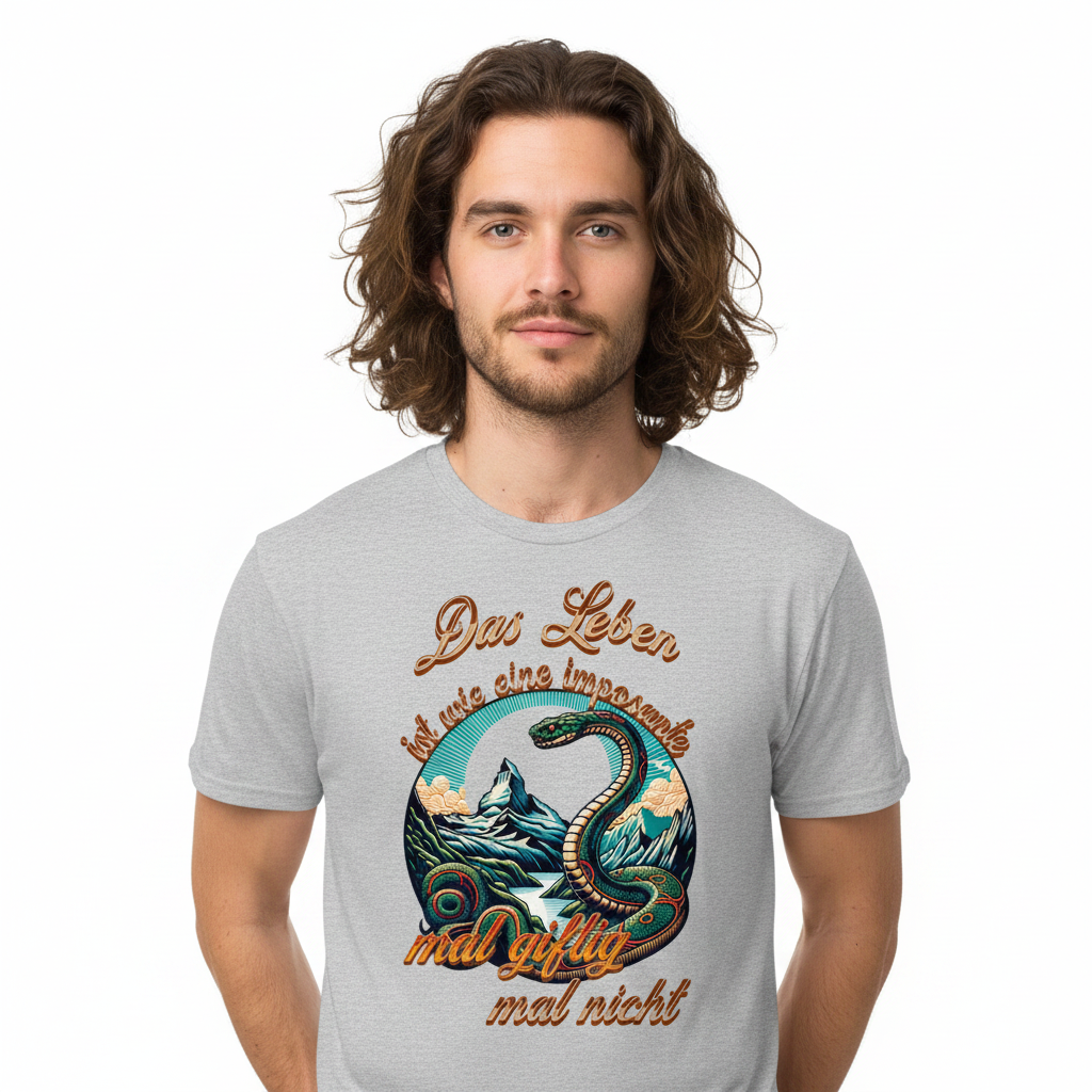 Premium Organic Shirt / Das LEBEN-mal giftig, mal nicht /