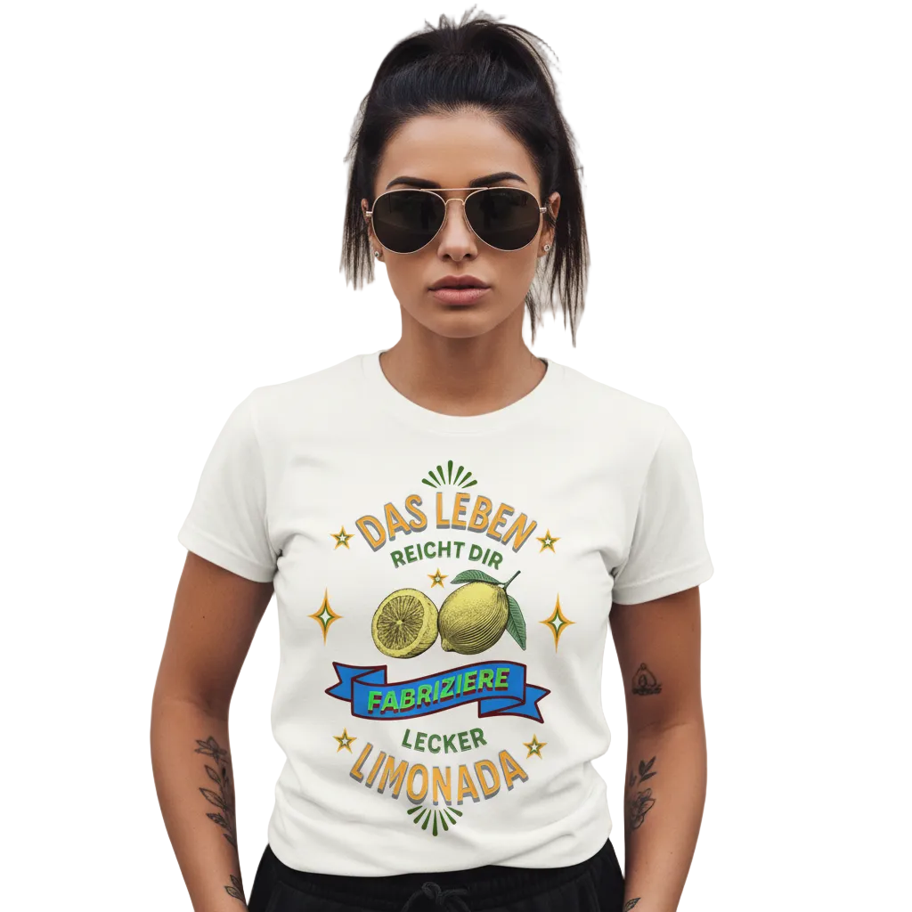 HigherBlanks Premium T-Shirt / Fabriziere Limonade