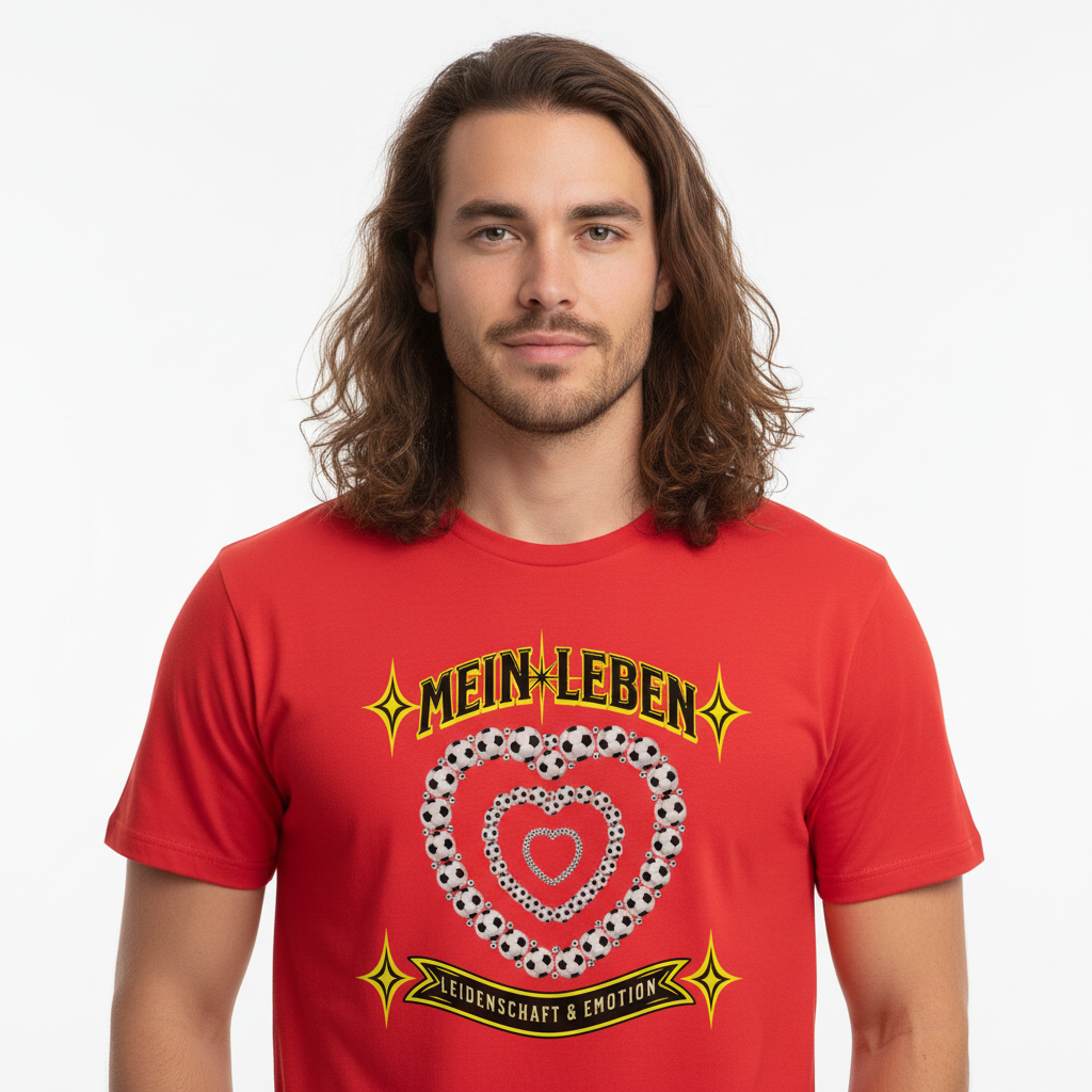 Sport T-Shirt / Fußball mein Leben