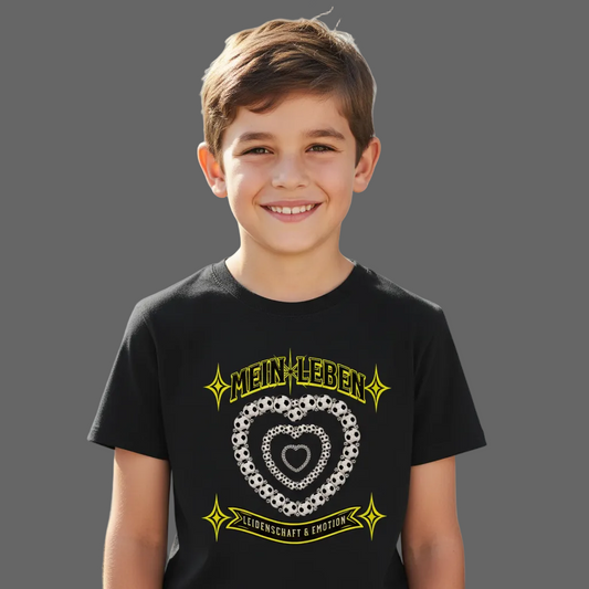 Premium Organic Shirt Kids / Fußball mein Leben