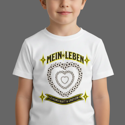 Premium Organic Shirt Kids / Fußball mein Leben