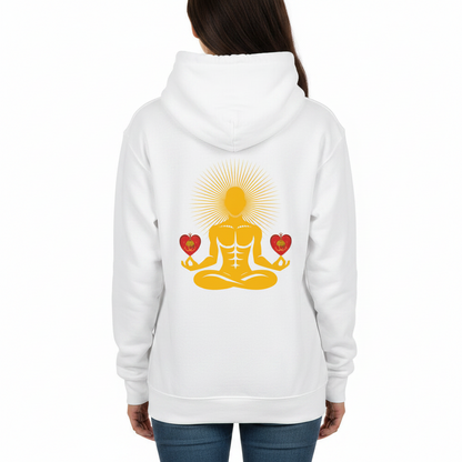 Herz Meditation / HigherBlanks Premium Hoodie