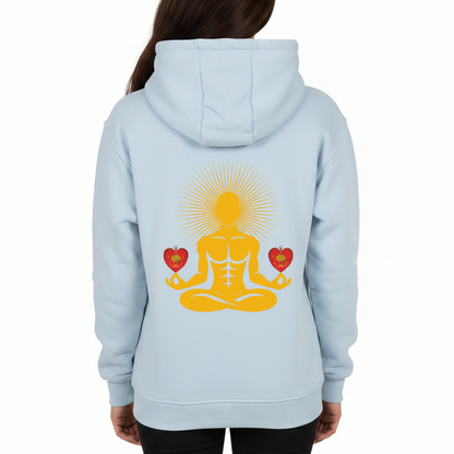 Herz Meditation / HigherBlanks Premium Hoodie