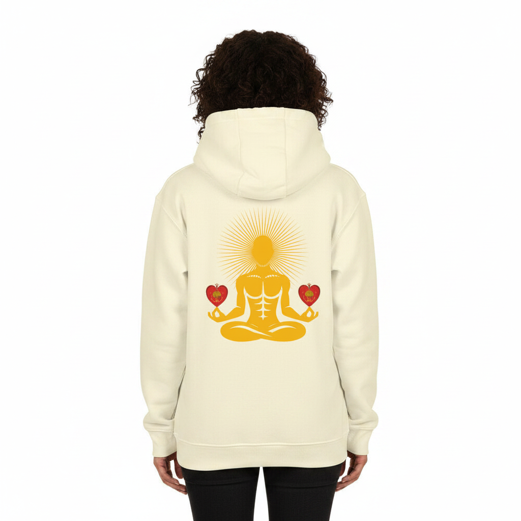 Herz Meditation / HigherBlanks Premium Hoodie