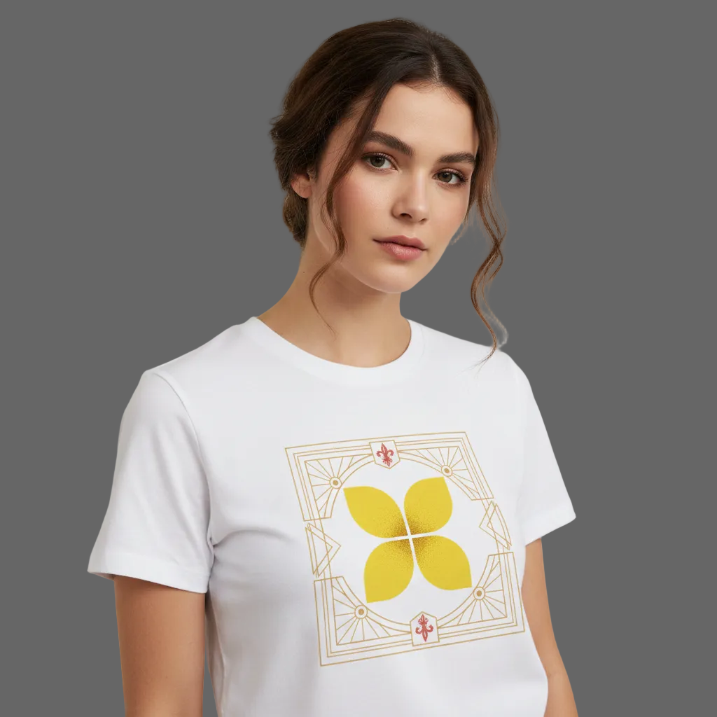 HigherBlanks Premium T-Shirt / Eckige Eleganz
