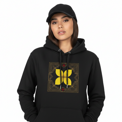 HigherBlanks Premium Hoodie/ Eckige Eleganz