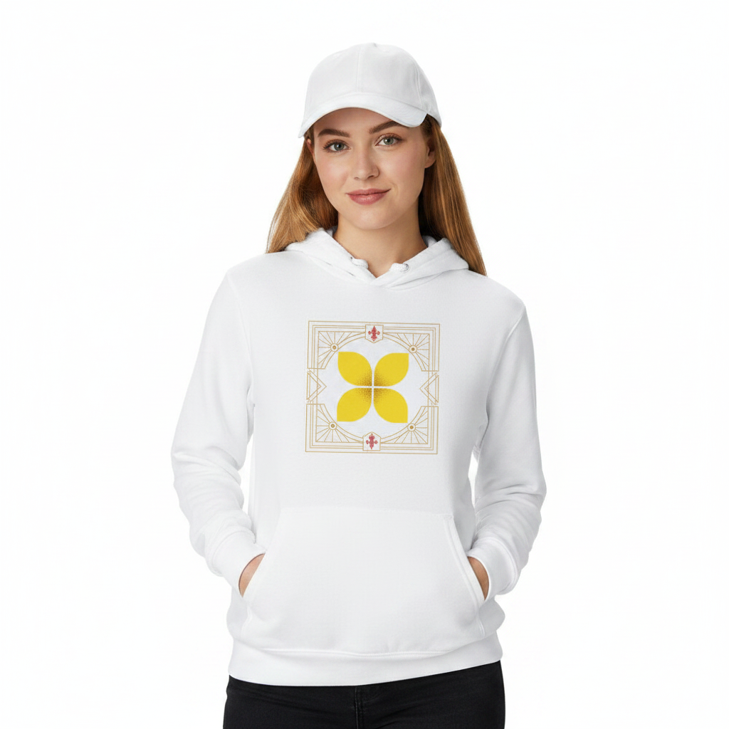 HigherBlanks Premium Hoodie/ Eckige Eleganz