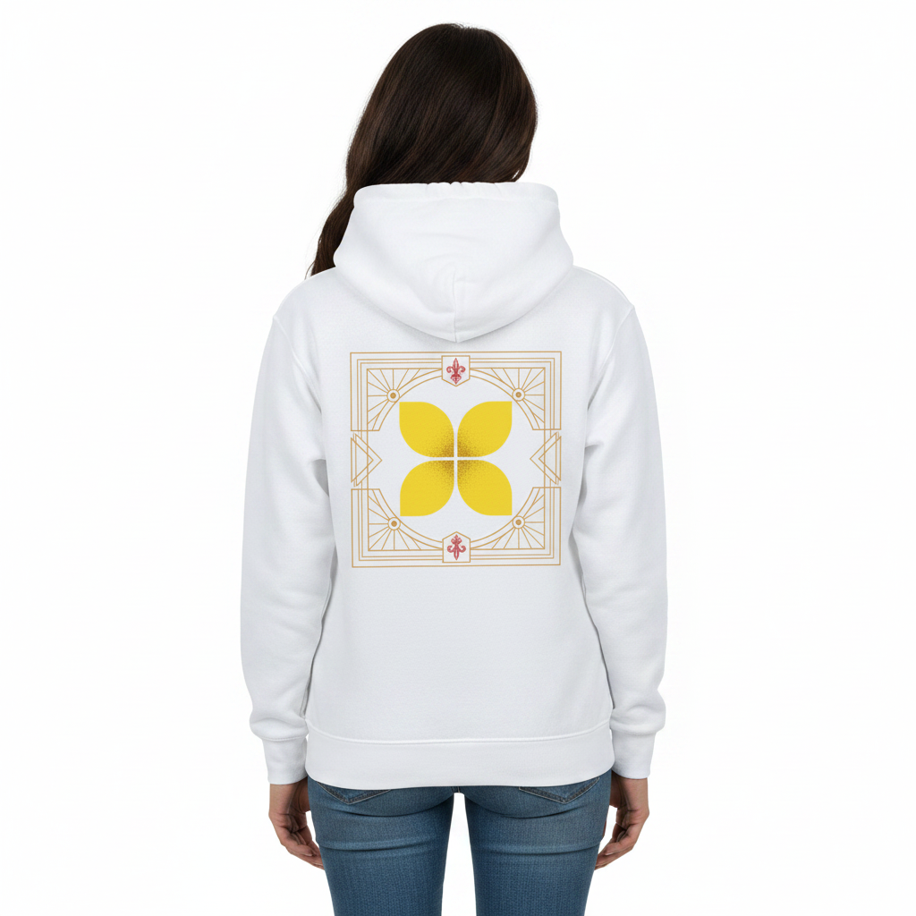 HigherBlanks Premium Hoodie/ Eckige Eleganz