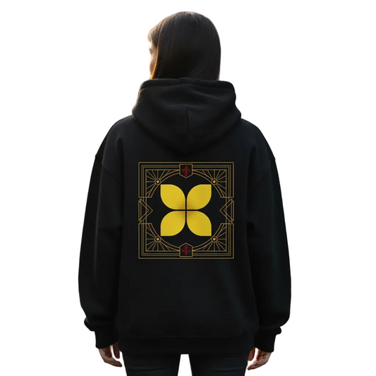 VACANCY Oversized Hoodie/ Eckige Eleganz