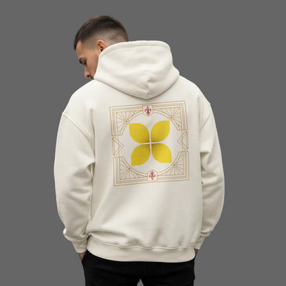 VACANCY Oversized Hoodie/ Eckige Eleganz